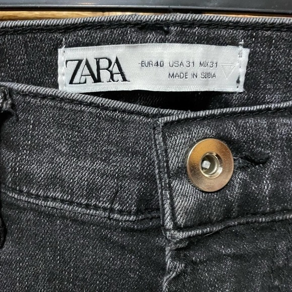 Zara High Rise Jeans Women’s Size 31 - Picture 4 of 4
